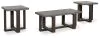Ashley Furniture T216-13 Dynnford - Occasional Table Set (Set of 3) - Gray / Brown