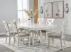 Ashley Furniture D642/45/01(3) Ashley Furniture D642/45/01(3) Robbinsdale - 7 Pc. - Rectangular Dining Room Extension Table, 6 Upholstered Side Chairs - Antique White