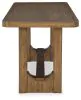 Ashley Furniture D974/13/124(3) Ashley Furniture D974/13/124(3) Cabalynn - 7 Pc. - Rectangular Dining Room Counter Table, 6 Upholstered Barstools - Light Brown