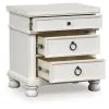 Ashley Furniture PCB823-93 Rowlenstown - Three Drawer Night Stand - Antique White