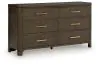 Ashley Furniture PCB843-31 Radkin - Dresser - Burnished Brown