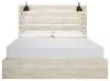 Ashley Furniture B192B19 Ashley Furniture B192B19 Cambeck - King Panel Bed With Side Storage Drawers - Whitewash