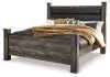 Ashley Furniture B440B6 Wynnlow - King Upholstered Poster Bed - Gray