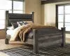 Ashley Furniture B440B7 Ashley Furniture B440B7 Wynnlow - Queen Upholstered Poster Bed - Gray