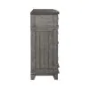 Liberty Furniture 237G-SR6642 River Place - Breakfront Server - Riverstone Gray & Tobacco