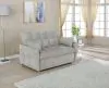 CoasterEssence 508307 Cotswold - Upholstered Convertible Sleeper Sofa Bed - Light Gray