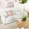 CoasterElevations 509871 Isabella - Faux Sheepskin Upholstered Sofa Natural - Ivory