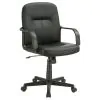 CoasterEveryday 800049 Minato - Upholstered Adjustable Home Office Desk Chair - Black