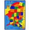 Furniture of America RG5114 Abbey - Area Rug - US Map