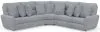 Jackson Furniture Industries 633/66/68/67-18 Jackson Furniture Industries 633/66/68/67-18 Majesty - 3 Piece Deep Seating Power Reclining Sectional - Shark