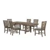 New Classic 40-3412-D6C New Classic 40-3412-D6C Harrisburg - Dining Table & 6 Chairs - Brown