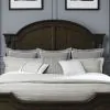 Liberty Furniture 512-BR01 Arden Road - Queen Arched Poster Headboard - Satin Cherry
