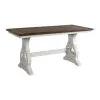 Intercon DK-TA-3676G-RFO-C Drake - Counter Table - Rustic White / French Oak