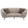 Coaster Fine Furniture 504838 Ellorie - Upholstered Channel Back Curved Loveseat - Beige