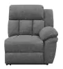 CoasterEssence 609540RRP Bahrain - Upholstered RAF Power Recliner - Charcoal