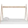 Ashley Furniture EB1221-122 Piperton - Full Tent Complete Bed in Box - Brown / White