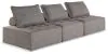 Ashley Furniture P160P9 Ashley Furniture P160P9 Bree Zee - 3-Piece Outdoor Modular Seating - Brown