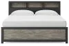 Ashley Furniture PCB1118B6 Ashley Furniture PCB1118B6 Broachmyn - King Bookcase Bed - Black / Gray