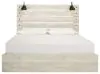 Ashley Furniture B192B27 Ashley Furniture B192B27 Cambeck - King Panel Bed With 4 Storage Drawers - Whitewash