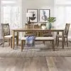 Liberty Furniture 227-CD-6RTS Liberty Furniture 227-CD-6RTS Santa Rosa - 6 Piece Rectangular Table Set - Antique Honey