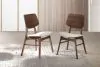 New Classic D1651-20 Oscar - Wood Back Chair (Set of 2) - Walnut