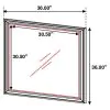 CoasterEssence 201324 Sandy Beach - Dresser Mirror - Black