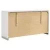 CoasterEssence 203501KW-S4 Felicity - California King 4 Piece Bedroom Set - White High Gloss