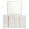 Coaster Fine Furniture 222933M Marceline - 6-Drawer Dresser With Mirror - White
