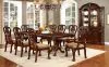 Furniture of America CM3212SC-2PK Elana - Side Chair (Set of 2) - Brown Cherry / Brown