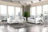 Furniture of America SM2675-LV Ilse - Loveseat - Off-White / Blue