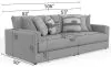 Jackson Furniture Industries 2405/36/37-11 Trevor - 2 Piece Extra Deep Oversized Sofa - Chalk