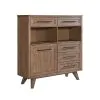 Intercon OS-CA-5457-WCT-C Oslo - Pantry Cabinet - Weathered Chestnut
