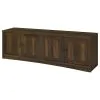 Coaster Fine Furniture 724123-SET Laughlin - 3 Piece Entertainment Center TV Stand - Dark Pine