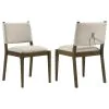 Coaster Fine Furniture 193662 Ottowa - Upholstered Dining Side Chair (Set of 2) - Brown
