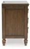 Benchcraft® B787-93 Sturlayne - Three Drawer Night Stand - Brown
