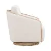 Liberty Furniture 722-ACH15 Nora - Upholstered Swivel Accent Chair - Light Brown / White
