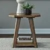 Liberty Furniture 930-OT1021 Liberty Furniture 930-OT1021 Carolina Park - Octagonal End Table - Amber Brown