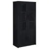 Coaster Fine Furniture 950432 Riva - 4-Door Tall Accent Display Cabinet LED Lighting - Black