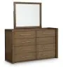 Benchcraft® B863B1 Benchcraft® B863B1 Marxmore - Dresser And Mirror - Brown