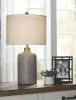Ashley Furniture L117964 Linus - Ceramic Table Lamp  - Antique Black