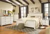 Ashley Furniture B267-58 Ashley Furniture B267-58 Willowton - King/Cal King Panel Headboard - Whitewash
