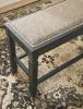 Ashley Furniture D736-09 Tyler Creek - DBL Counter UPH Bench  - Antique Black