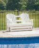 Ashley Furniture P111-835 Ashley Furniture P111-835 Hyland Wave - Glider Loveseat - White