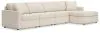 Ashley Furniture 92103S27 Ashley Furniture 92103S27 Modmax - 4-Piece Sectional With Raf Corner Chaise - Oyster