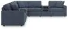 Ashley Furniture 92121S16 Ashley Furniture 92121S16 Modmax - 8-Piece Sectional With 2 Audio System Consoles - Ink