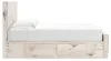 Ashley Furniture B2310B12 Ashley Furniture B2310B12 Lawroy - King Panel Bed With Under Bed Storage - Light Natural