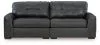 Ashley Furniture 99503S1 Ashley Furniture 99503S1 Brindley Pier - 2-Piece Sectional Loveseat - Fog