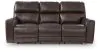 Ashley Furniture PCU6450615 Crossplex - Power Reclining Sofa With Adjustable Headrest - Smoke