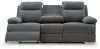 Ashley Furniture PC9140689 Ashley Furniture PC9140689 Side-Swipe - Reclining Sofa With Drop Down Table - Charcoal