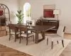 Riverside Furniture 43457 Delia - Wood Back Side Chair (Set of 2) - Nouveau Walnut / Beige